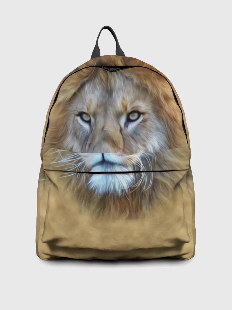 Рюкзак джинсовый / Лев