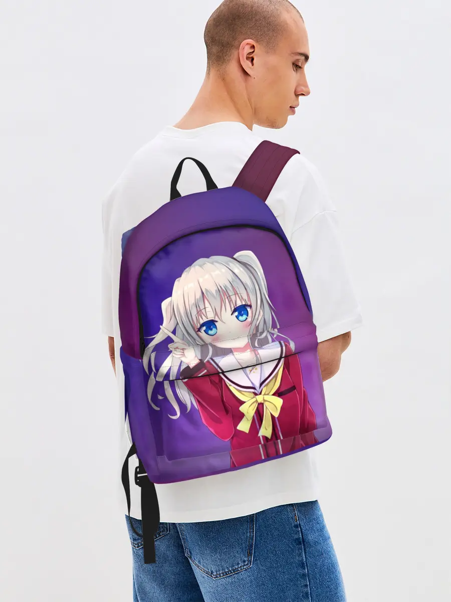 Рюкзак джинсовый / Anime Шарлотта