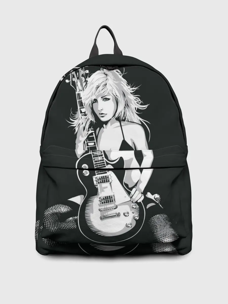 Рюкзак джинсовый / Девушка с гитарой