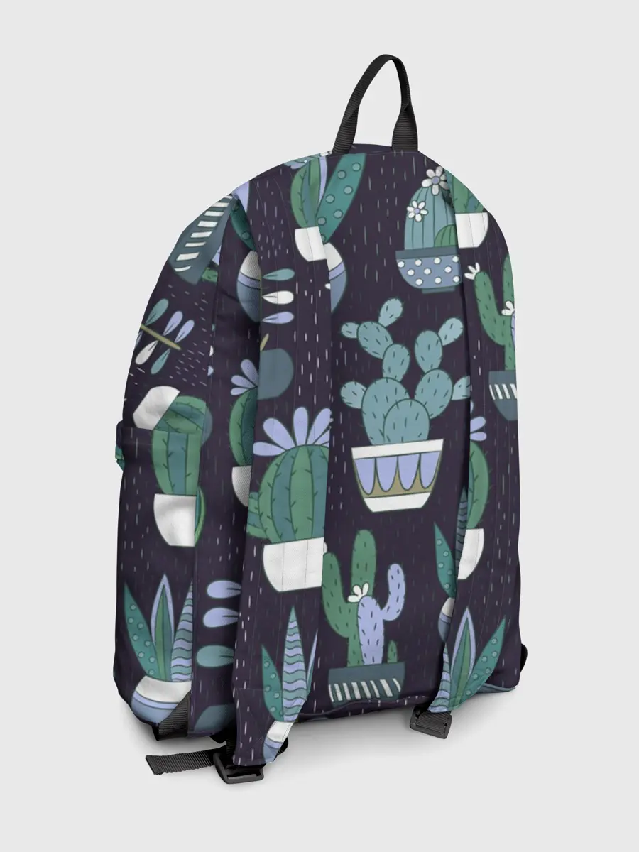 Рюкзак джинсовый / Кактусы