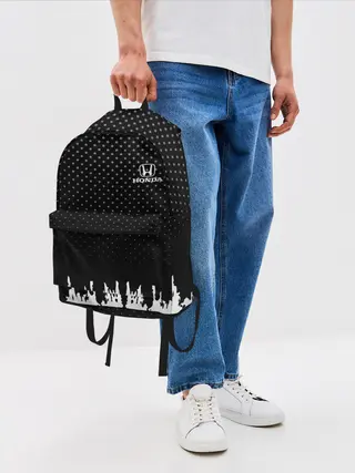 Рюкзак джинсовый / Honda abstract black 2018