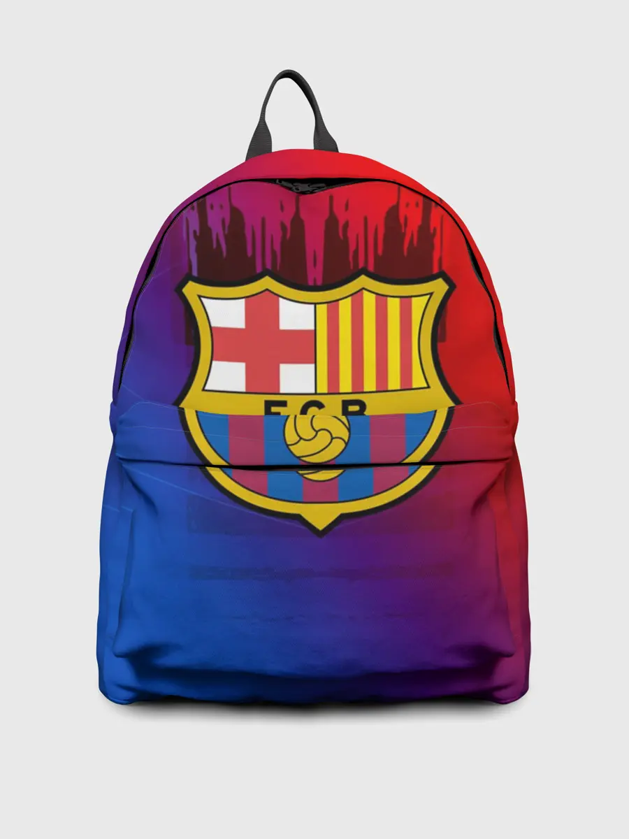 Рюкзак джинсовый / FC Barcelona color sport