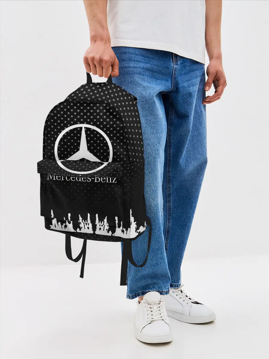 Рюкзак джинсовый / Mercedes-Benz