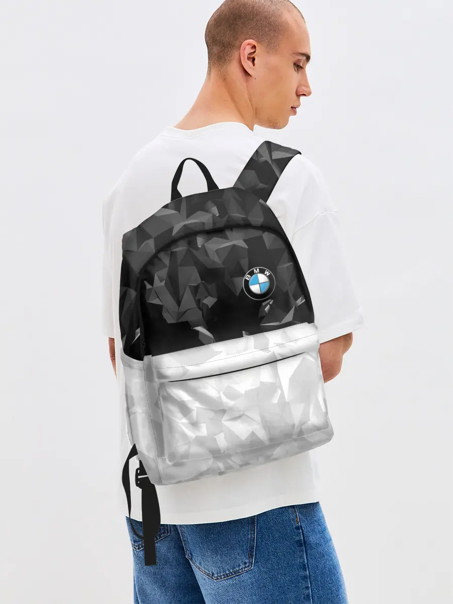 Рюкзак джинсовый / BMW BLACK COLLECTION