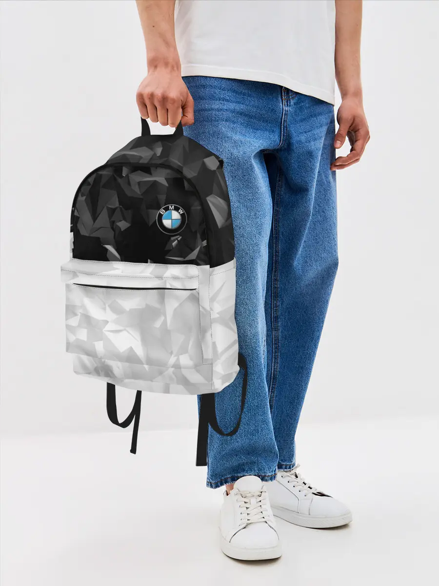 Рюкзак джинсовый / BMW BLACK COLLECTION