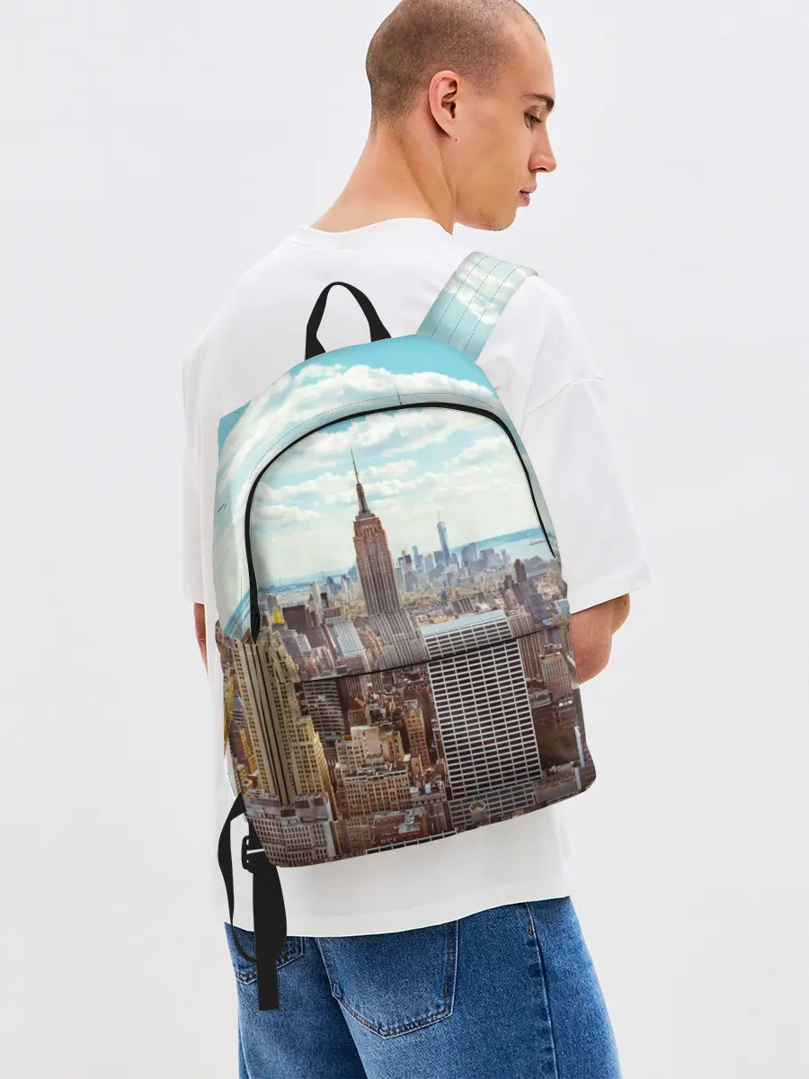 Рюкзак джинсовый / Столица мира