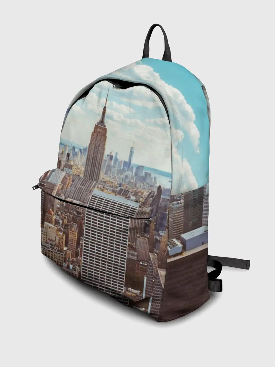 Рюкзак джинсовый / Столица мира