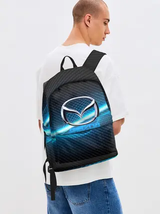 Рюкзак джинсовый / mazda machine motor XXI