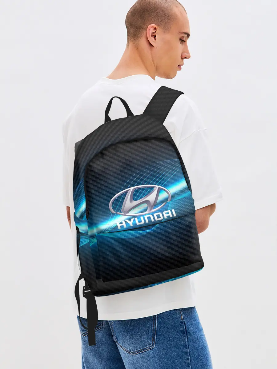 Рюкзак джинсовый / HYUNDAI machine motor XXI