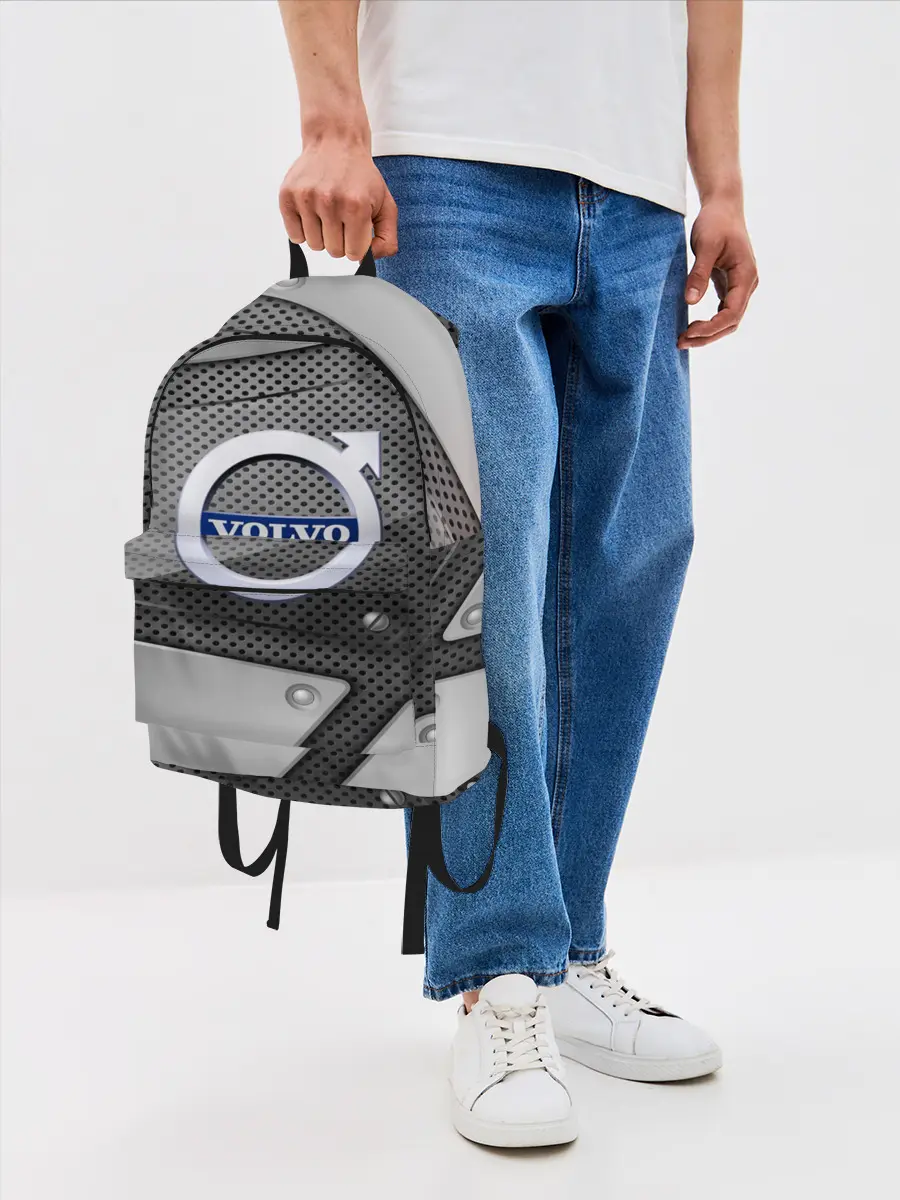 Рюкзак джинсовый / VOLVO metalic 2018