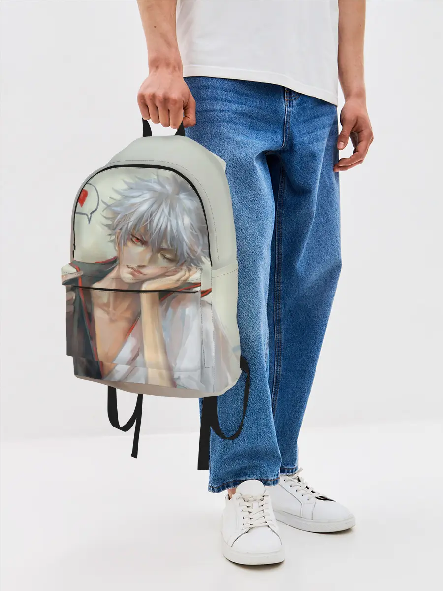 Рюкзак джинсовый / Sakata Gintoki