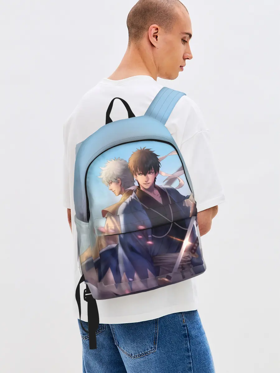 Рюкзак джинсовый / Воин Гинтоки