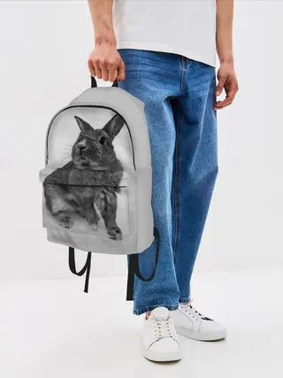 Рюкзак джинсовый / Кролик