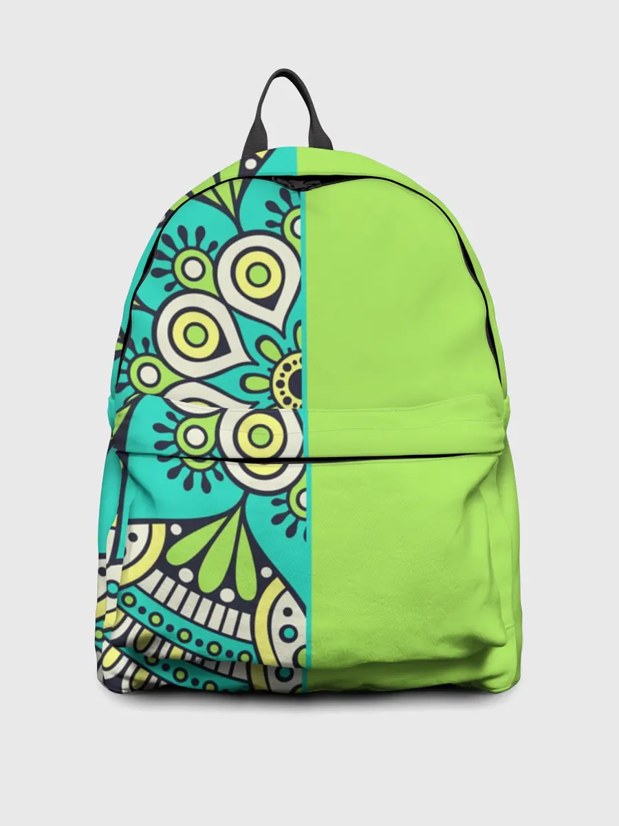 Рюкзак джинсовый / Медитация с мандалой