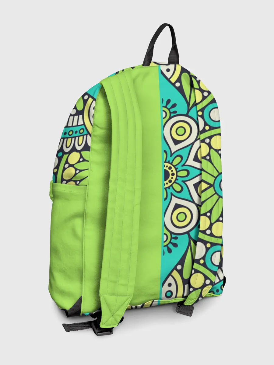 Рюкзак джинсовый / Медитация с мандалой