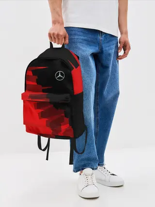 Рюкзак джинсовый / MERCEDES BENZ SPORT