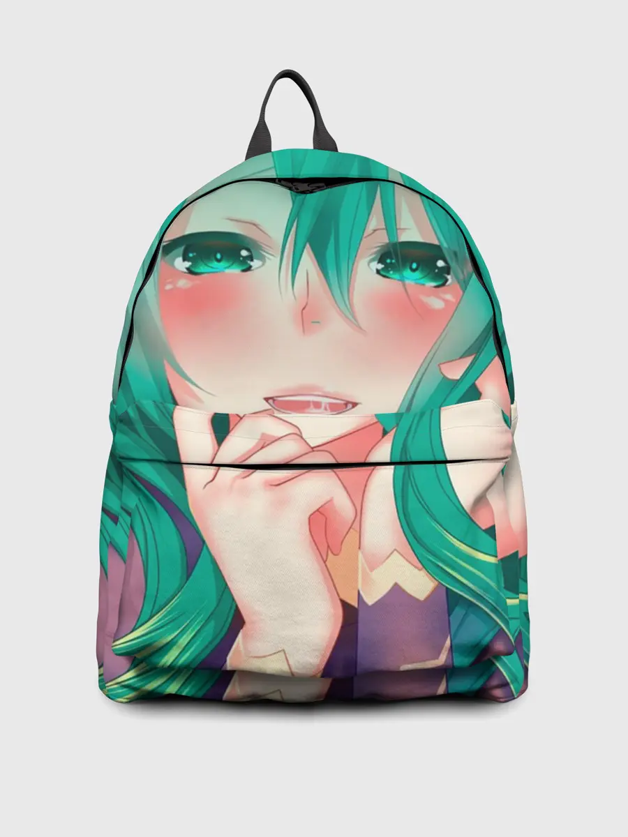 Рюкзак джинсовый / Miku Ahegao