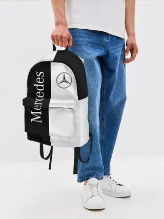 Рюкзак джинсовый / Mercedes