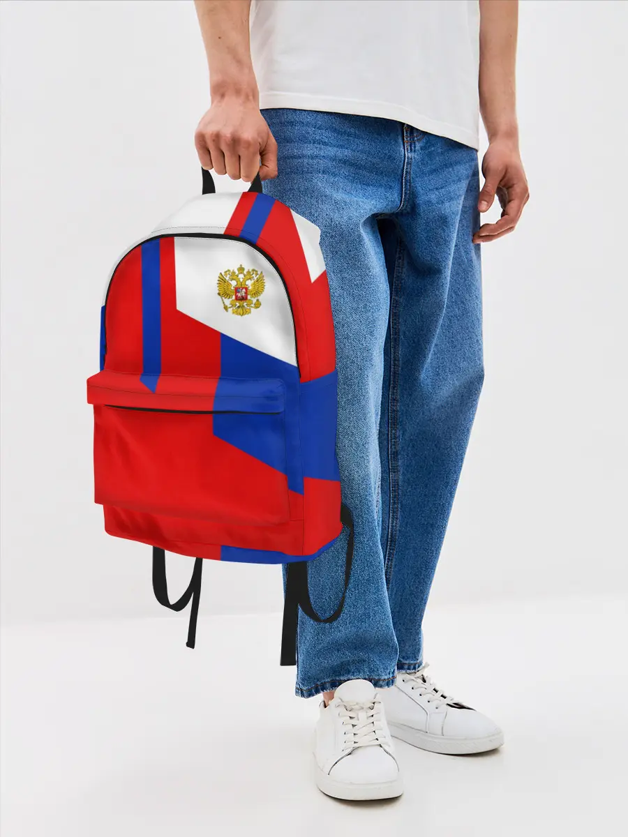 Рюкзак джинсовый / RUSSIA SPORT | РОССИЯ ТРИКОЛОР
