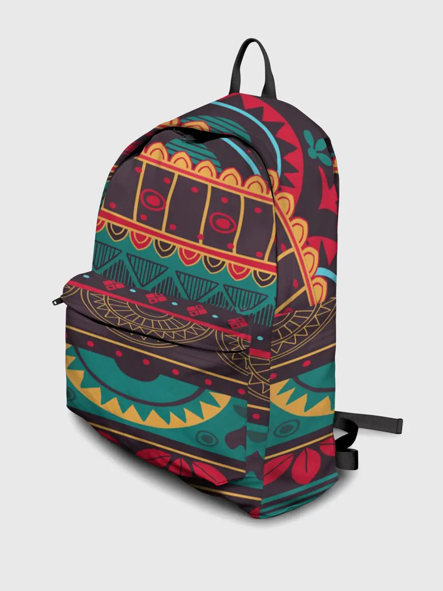 Рюкзак джинсовый / Мексиканский орнамент