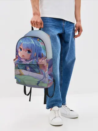 Рюкзак джинсовый / коносуба аква