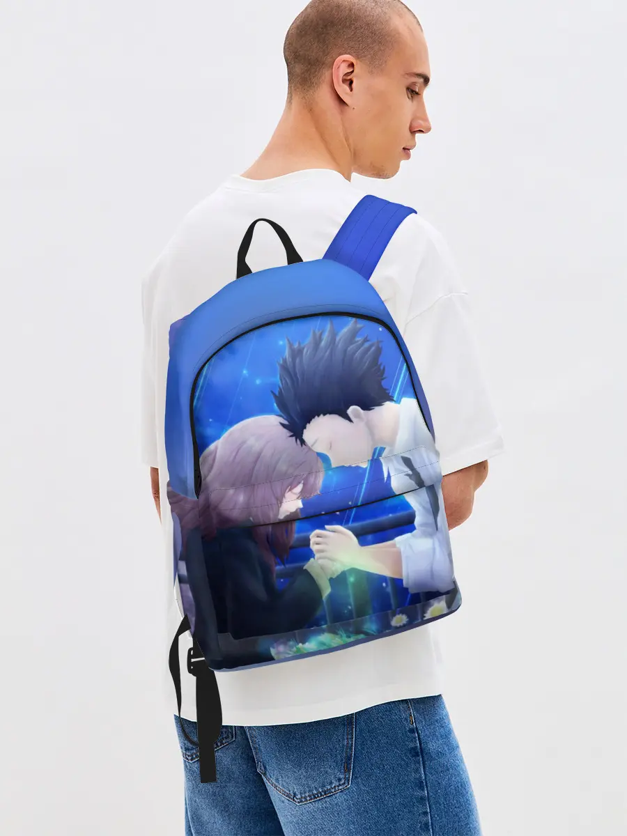 Рюкзак джинсовый / Сёко Нисимия и Шоя Ишида