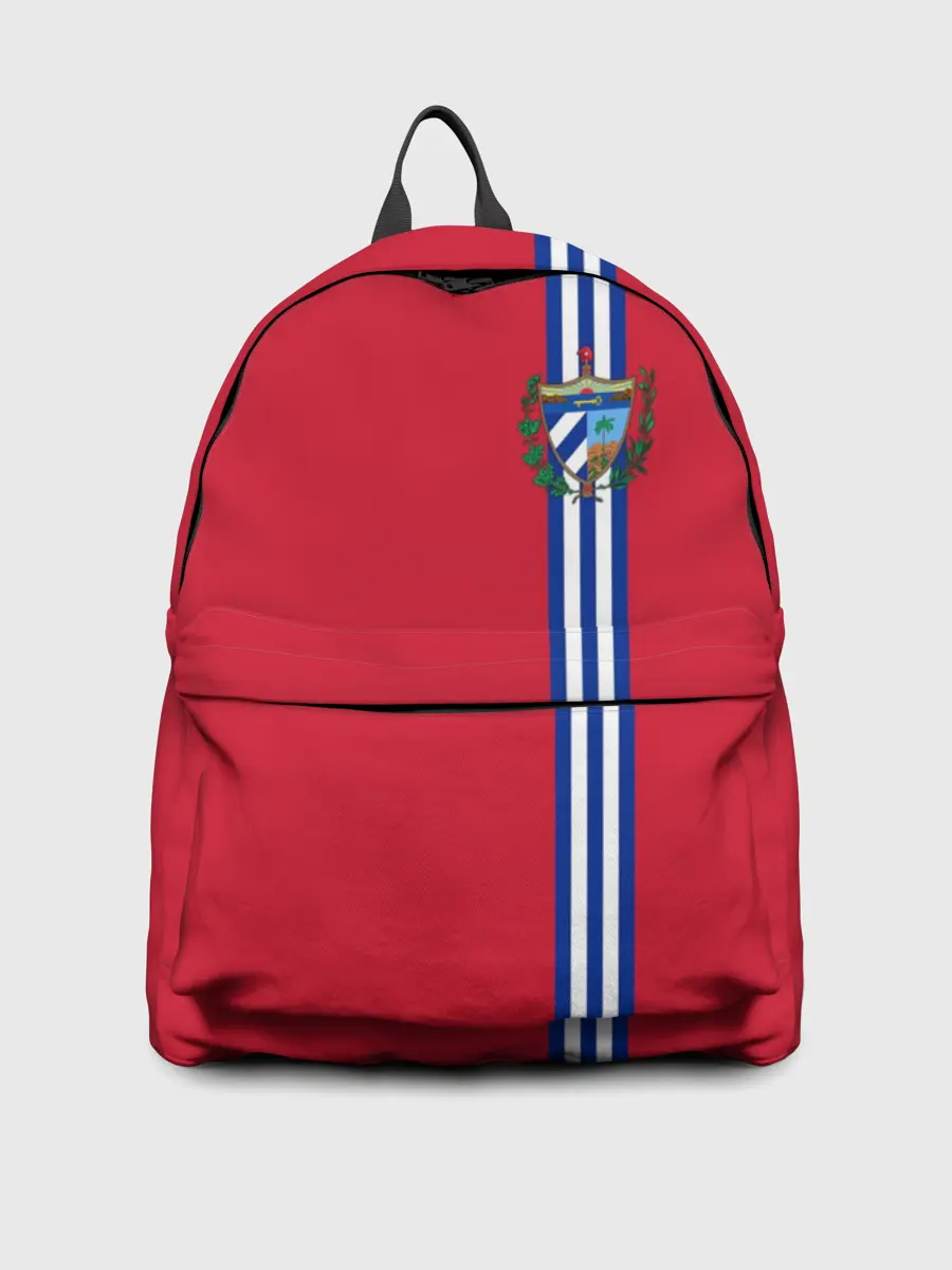 Рюкзак джинсовый / Куба, лента с гербом