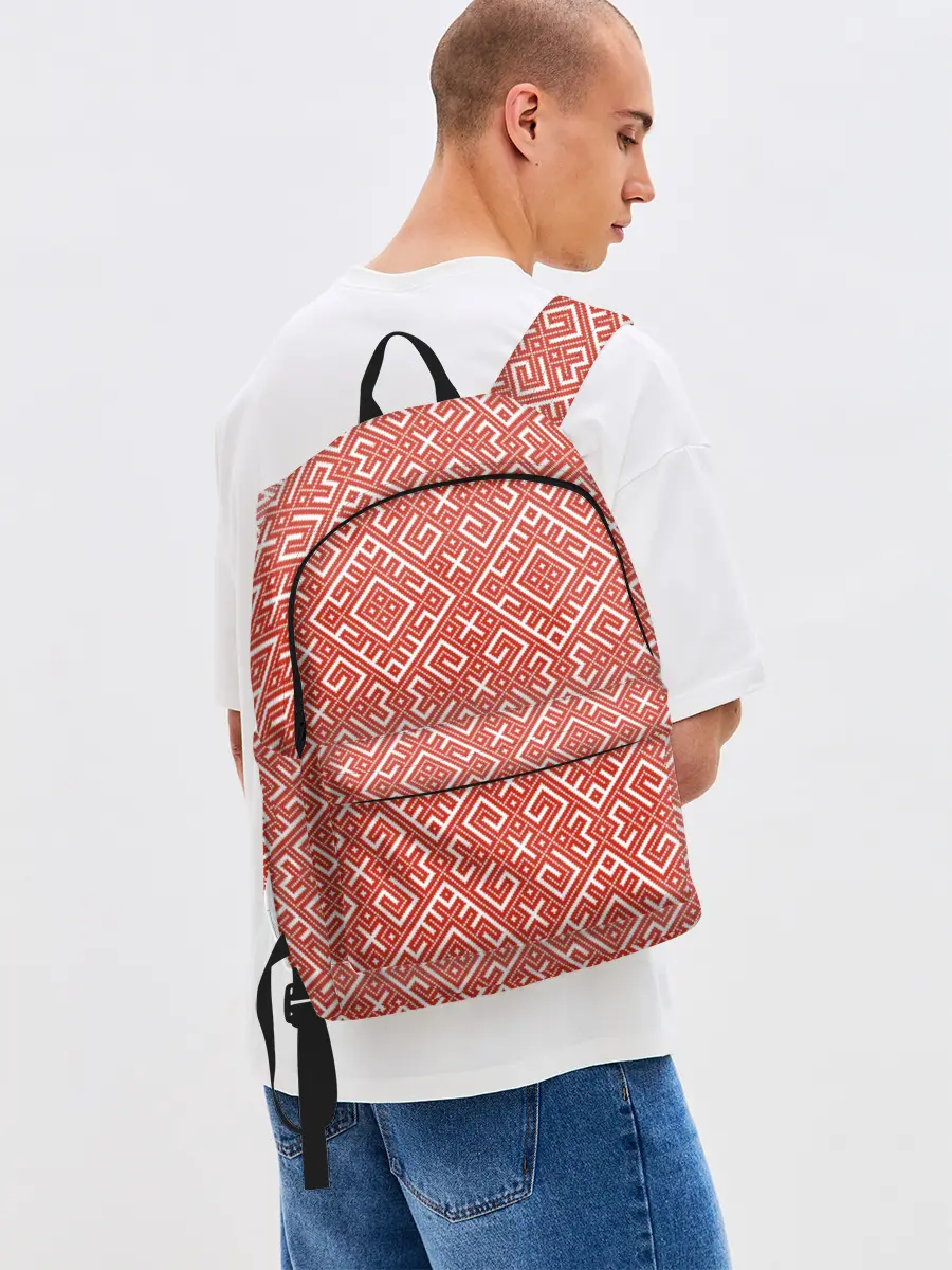 Рюкзак джинсовый / Обережная Вышивка