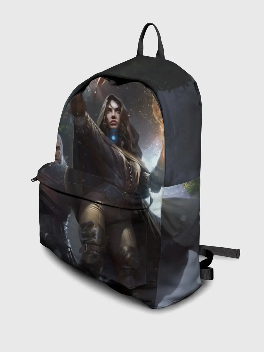 Рюкзак джинсовый / Йеннифер и Геральт