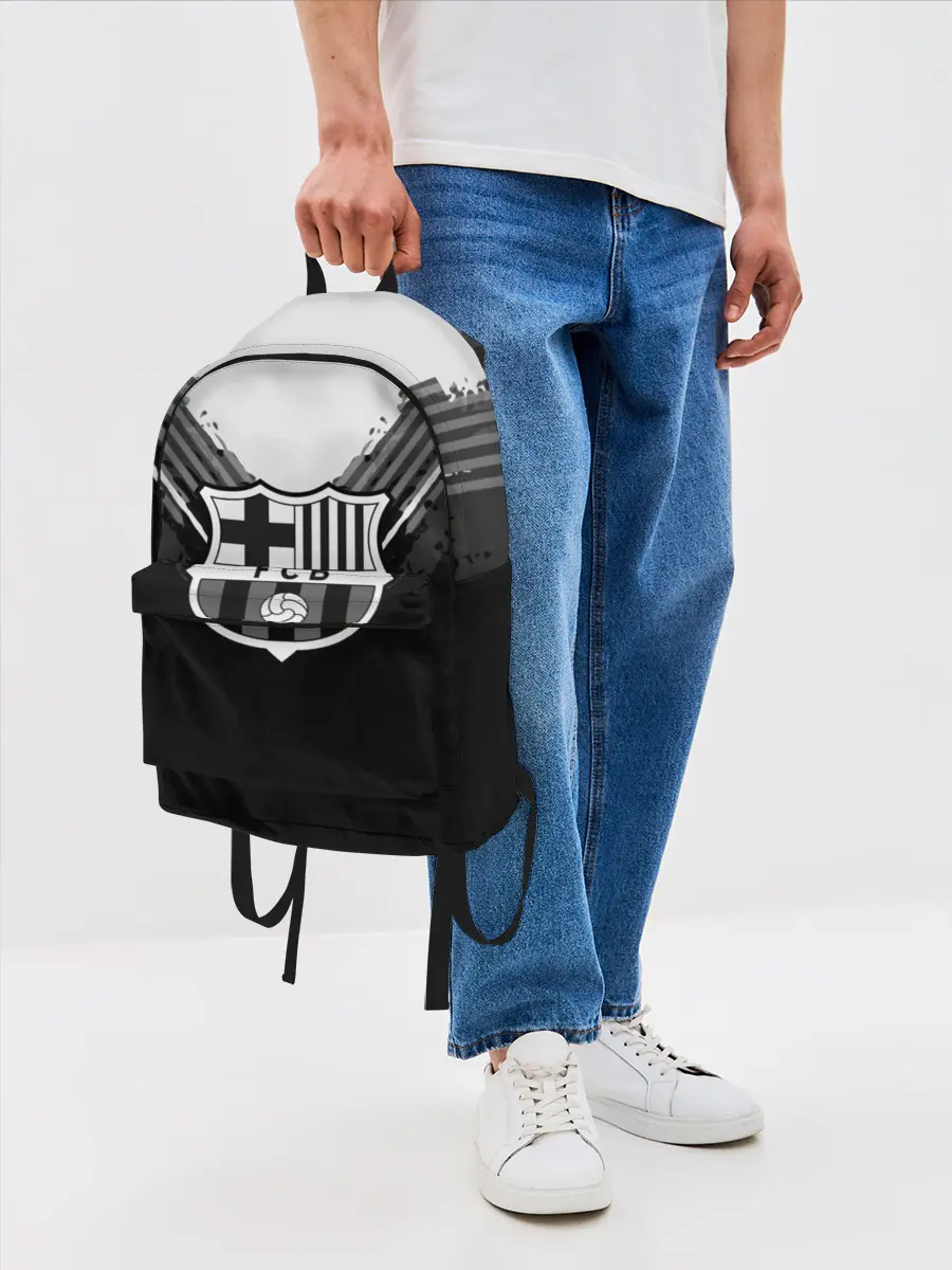 Рюкзак джинсовый / Barcelona abstract original