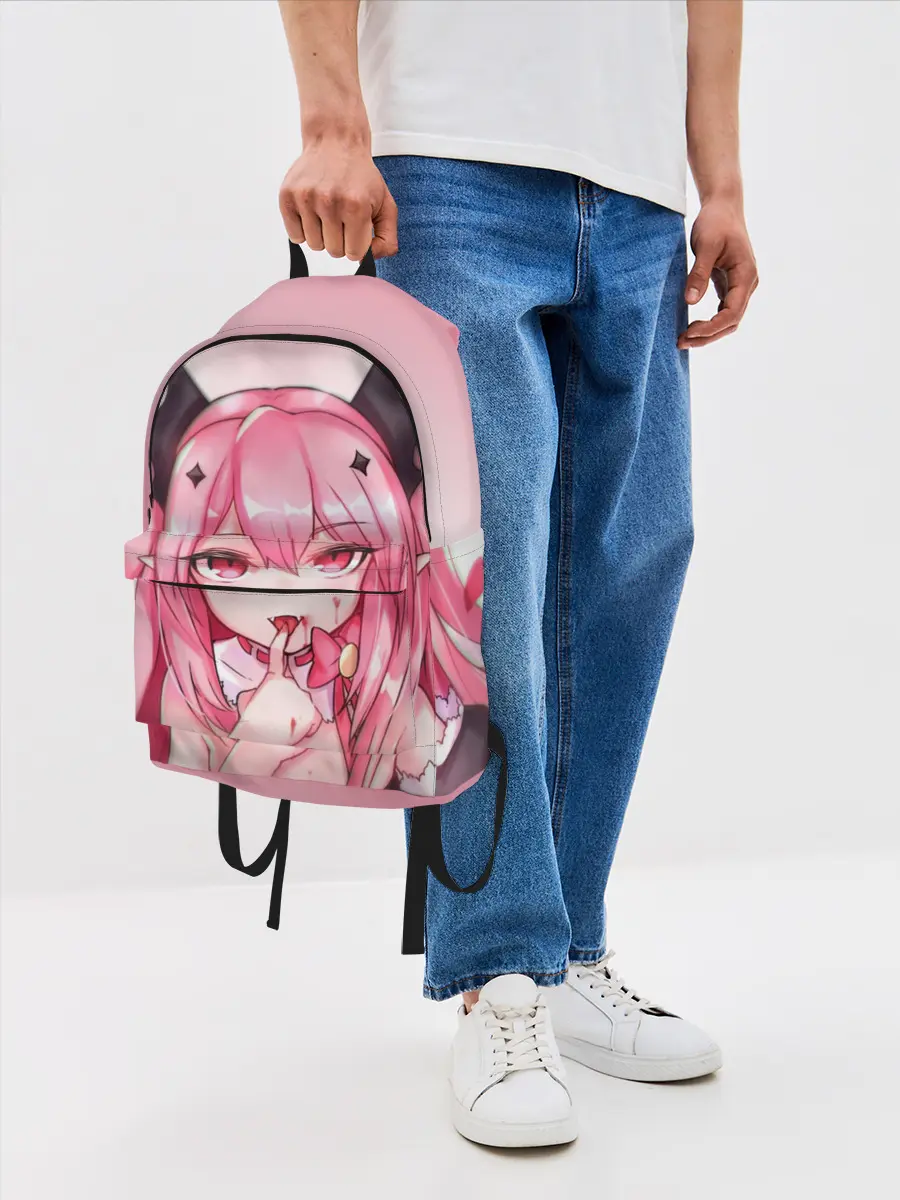 Рюкзак джинсовый / Вампир Ахегао