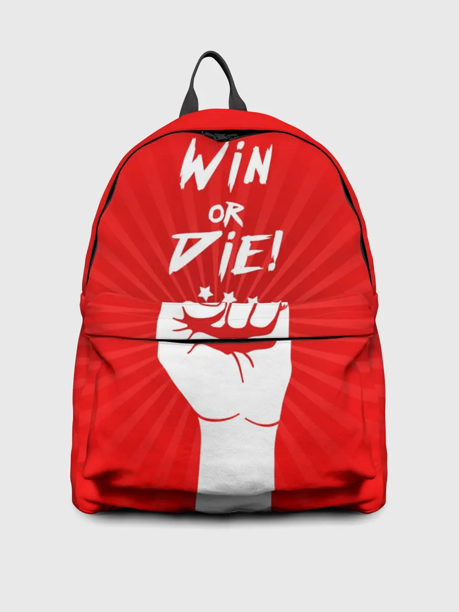 Рюкзак джинсовый / Девиз победителя