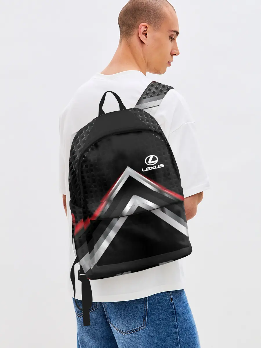 Рюкзак джинсовый / Lexus abstract line