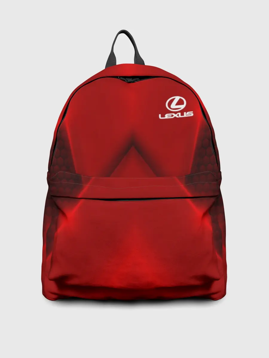 Рюкзак джинсовый / Lexus car sport RED