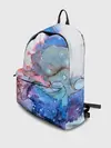 Рюкзак джинсовый / Акварельные разводы