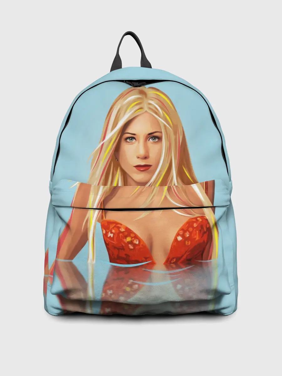 Рюкзак джинсовый / Дженнифер Энистон