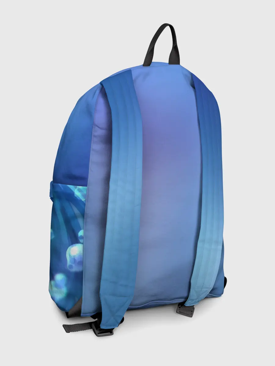 Рюкзак джинсовый / Miku на фоне космоса