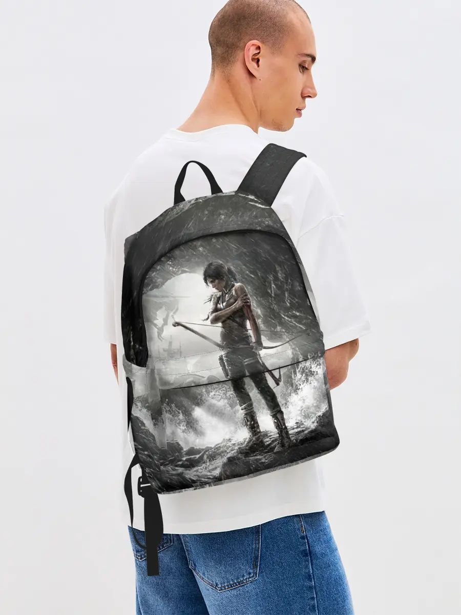 Рюкзак джинсовый / Tomb Raider