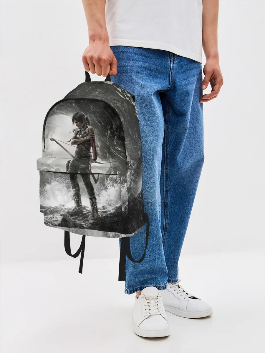 Рюкзак джинсовый / Tomb Raider