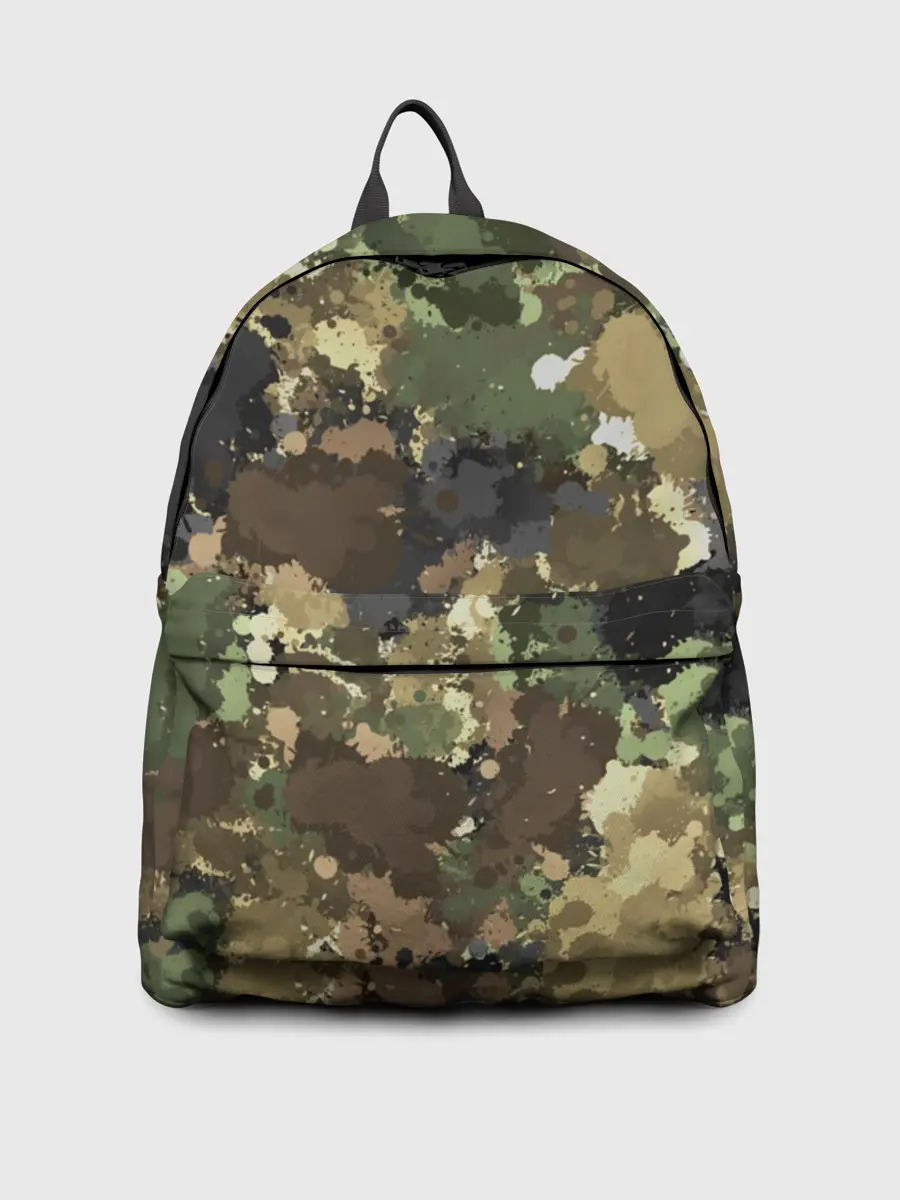 Рюкзак джинсовый / Камуфляж с кляксами