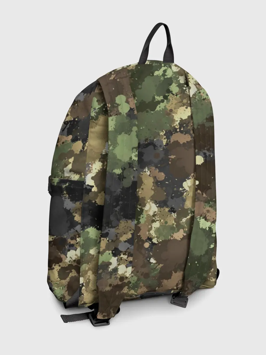 Рюкзак джинсовый / Камуфляж с кляксами