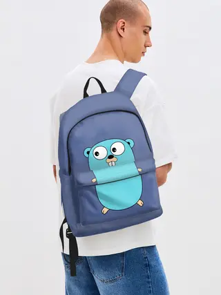 Рюкзак джинсовый / Golang