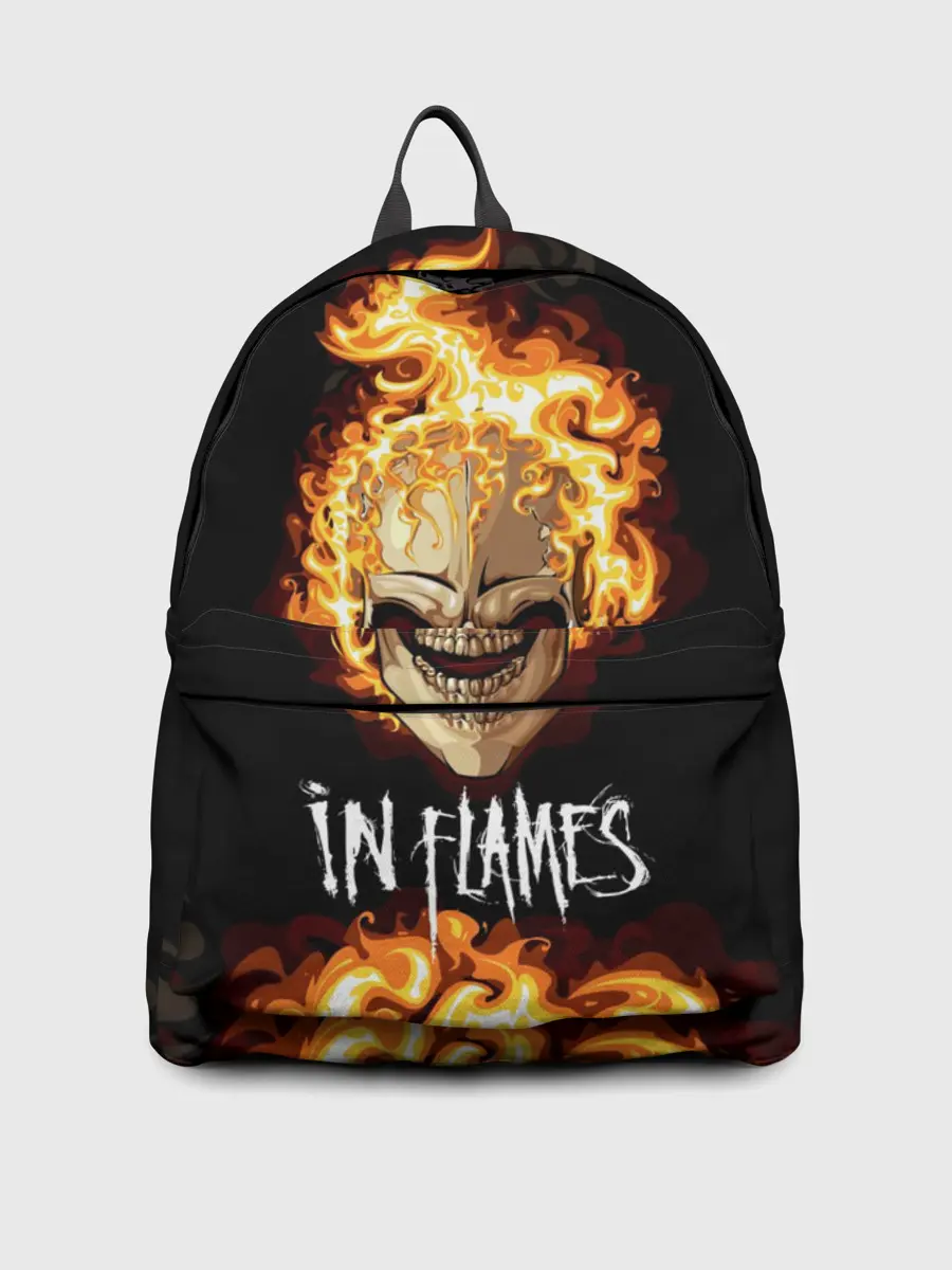 Рюкзак джинсовый / В пламени