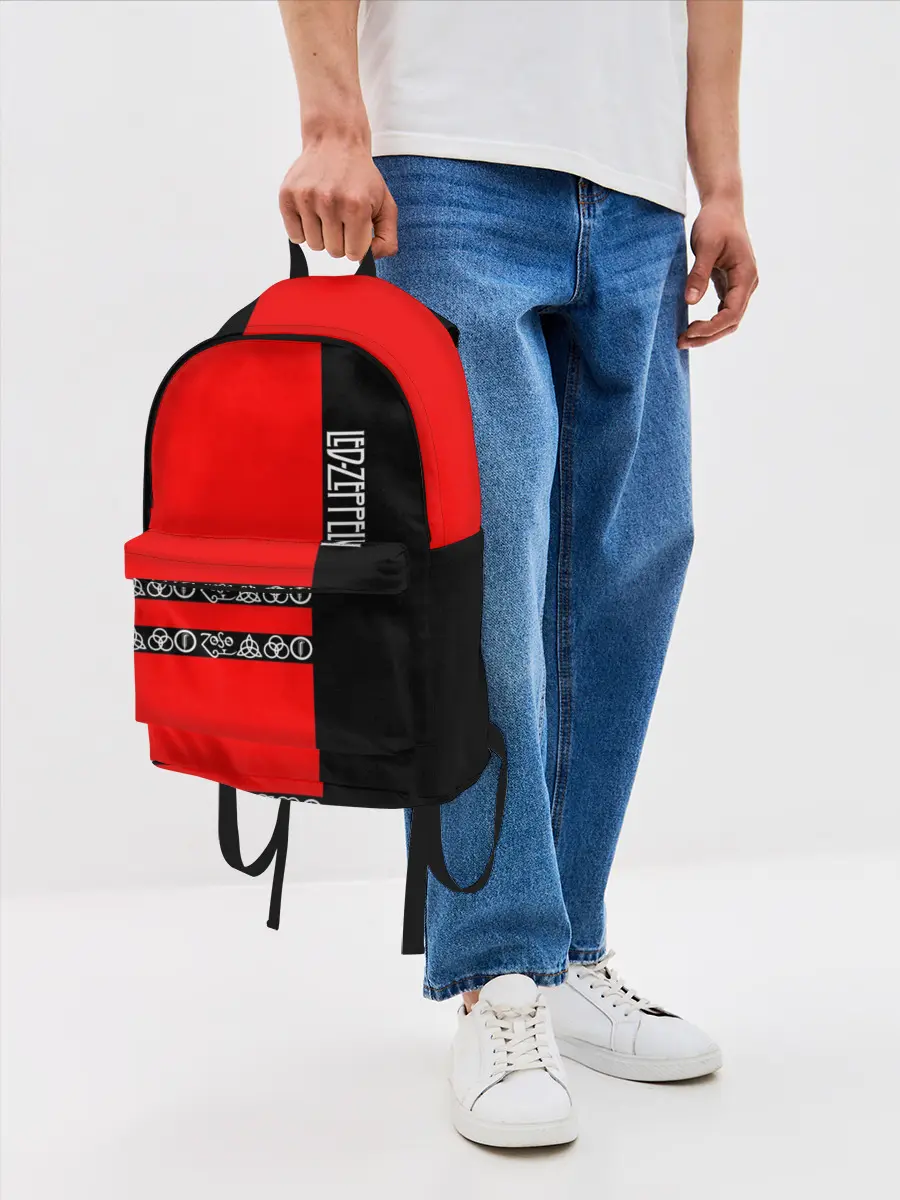 Рюкзак джинсовый / led zeppelin