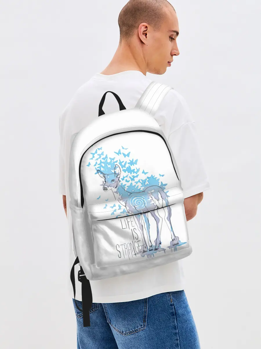 Рюкзак джинсовый / Life is Strange. Олень
