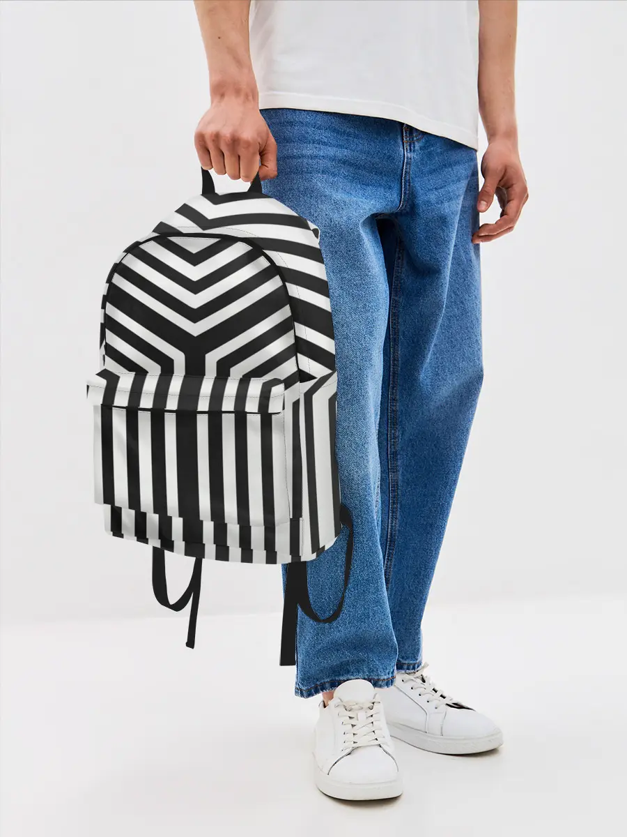 Рюкзак джинсовый / Кибер Зебра