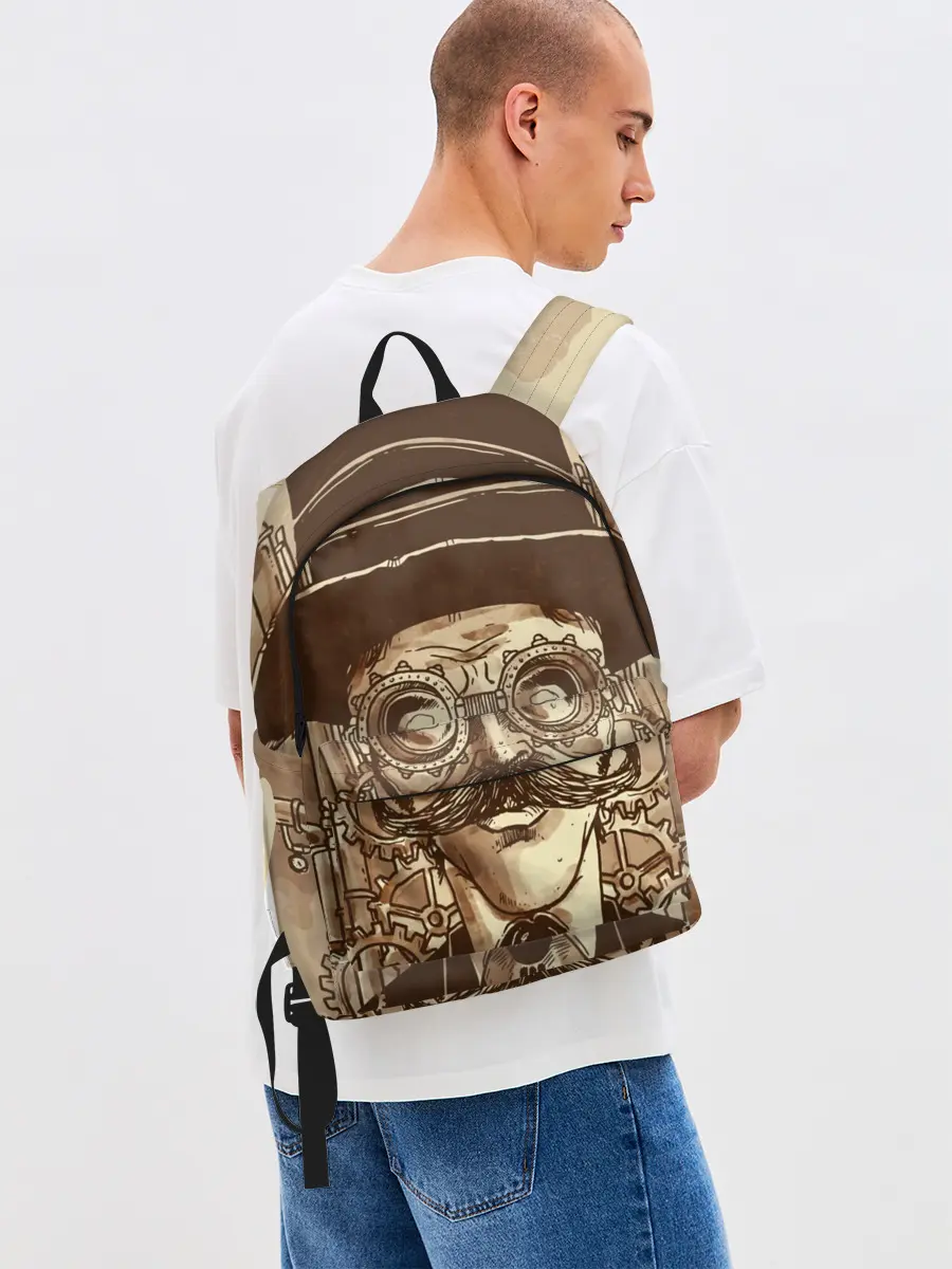 Рюкзак джинсовый / Стимпанк