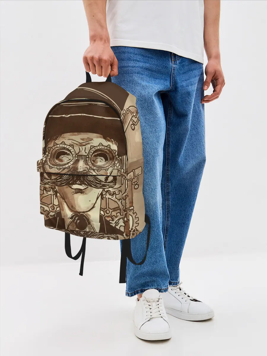 Рюкзак джинсовый / Стимпанк