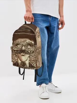 Рюкзак джинсовый / Стимпанк