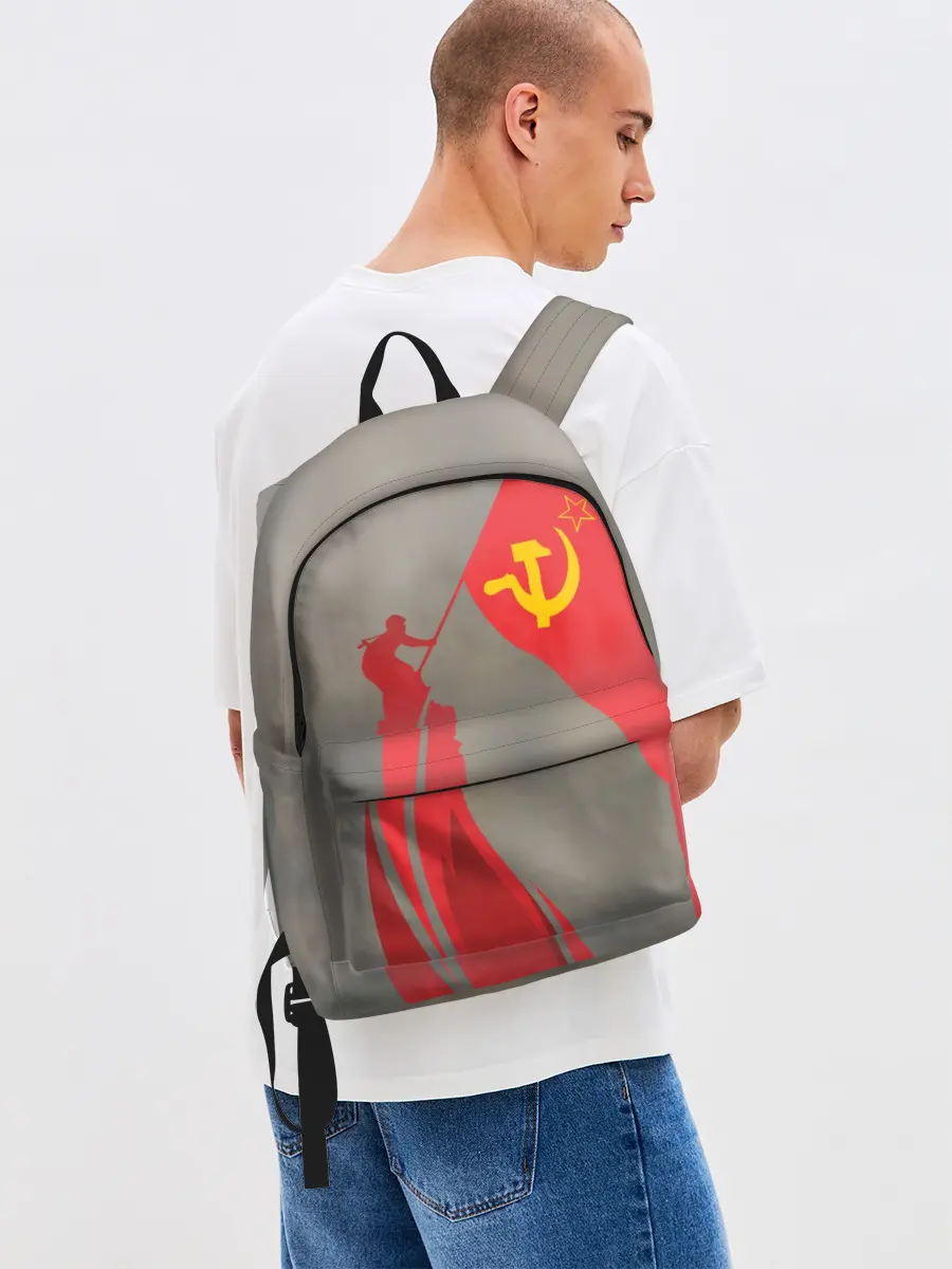 Рюкзак джинсовый / День победы Рейхстаг